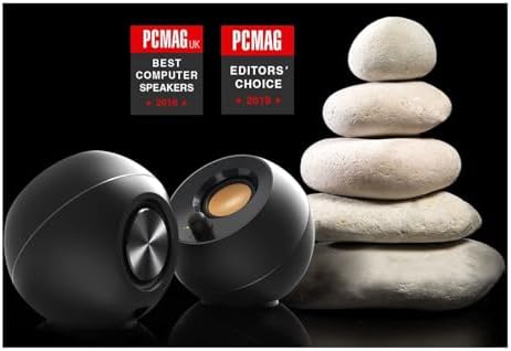 Creative Pebble 2.0 USB-Powered Desktop Speakers with Far-Field Drivers and Passive Radiators for Pcs and Laptops (Black) - Image 5